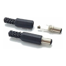 FICHA PLUG HUECO 5,5X2,1 X 9,5mm C/COLITA