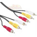 CABLE 3RCA MACHO / 3RCA MACHO 0,9Mtrs