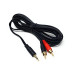 CABLE Plug 3,5mm ST a 2 RCA Macho 4 Metros