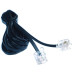 CABLE TELEFONO PROLONGADOR 4 MTrs NEGRO FCHAS RJ11