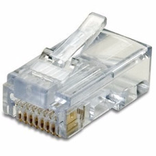 FICHA RJ45 MACHO 8 CONTACTOS  CAT5