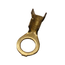 TERMINAL BRONCE OJAL 5,2MM X5 UNIDADES  (8MM EXTERIOR 5,2MM INTERIOR)