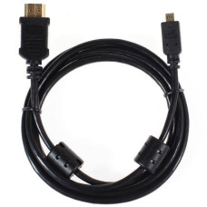 CABLE HDMI / MICRO HDMI 1,8 MTRS CON FILTRO  V1.4  4K CALIDAD PREMIUM