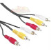 CABLE 3RCA/3RCA 1,5Mtrs Macho-Macho