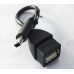 ADAPTADOR USB A HEMBRA / MINI USB 5P 20CM