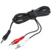 CABLE PLUG 3,5mm STEREO A 2RCA MACHO 90CM