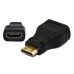 ADAPTADOR MINIHDMI MACHO A HDMI HEMBRA