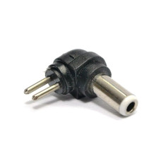 FICHA PLUG HUECO 5,5X2,5mm INTERCAMBIABLE 90GRADOS