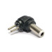 FICHA PLUG HUECO 5,5X2,5mm INTERCAMBIABLE 90GRADOS