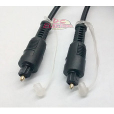 CABLE FIBRA OPTICA TOSLINK MACHO/MACHO 8Mtrs