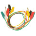 SET DE CABLES COCODRILOS 0,3CM X5 VARIOS COLORES