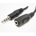 CABLE PLUG 3,5MM 4 CONTACTOS / HEMBRA 3,5MM 4 CONTACOS 1,8 MTRS