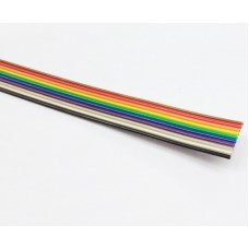 CABLE PLANO 10 CONDUCTORTES COLORES 28 AWG  X METRO