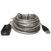 CABLE USB A MACHO / A HEMBRA  5 MTRS LUXELL EXTENSOR