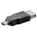 ADAPTADOR USB A HEMBRA / MINI USB 5P