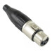 FICHA CANON HEMBRA A CABLE 3 PINES AMPHENOOL AC3F