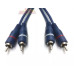 CABLE 2RCA a 2RCA  LUJO ENMALLADO ARWEN 6 Metros