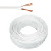 CABLE BIPOLAR 2X0,5MM BLANCO (CABLE PARALELO)