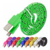 CABLE USB A MACHO A MICROUSB V8  1 METRO C/TELA